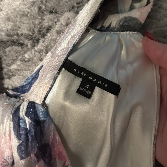 Alex Marie Pastel Floral Dress - Picture 3 of 3